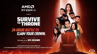 24 Hours of Intense Gaming | SAVAGE GIRL | AMD Survive the Throne