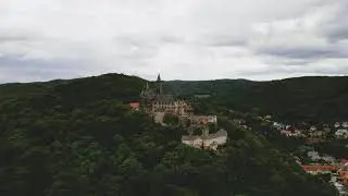 Schloss Wernigerode - Harz Aerial Footage