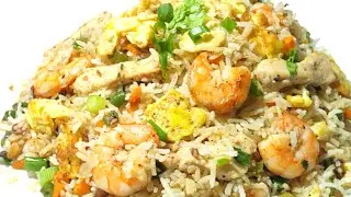 মিক্সড ফ্রাইড রাইস রেসিপি | Chinese Restaurant Style Mixed Fried Rice Recipe | Mixed Fried Rice