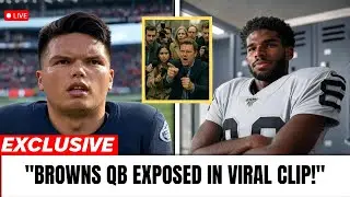 Browns QB Dillon Gabriel EMBARRASSED After Reporter EXPOSES Him in Leaked Video!