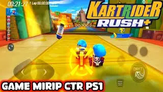 GAME MIRIP CTR PS1‼️GAMEPLAY KARTRIDER RUSH+ 2024