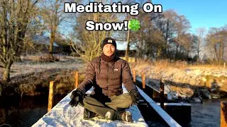 हिउॅंमा ध्यान गर्दै!!🍀 !!Meditating On Snow!!❄️ 