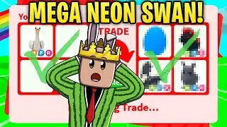 I traded my mega neon swan for this.....(adopt me successful trades)