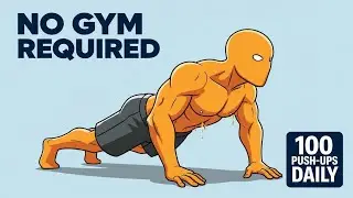 100 Push-Ups Every Day for 30 Days 🔥 Fat Loss & Upper Body. 100 push ups everyday transformation