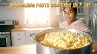 Homemade pasta cooking in 7:00 am😜👩&zwj;🍳🍳