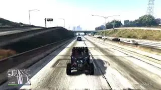 GTA pedestrian car 180 hops on the freeway