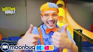 Blippi Visits Uptown Jungle Fun Park! | Educational Videos for Kids | Learn ABC 123 | Moonbug Kids