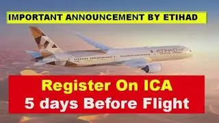 India to UAE Flights: Register ICA Approval Before 5 Days |Abudhabi Travel New Rules / ICA Approval