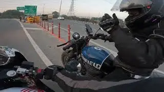 carzy highway close call with caferacy