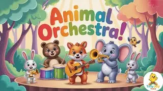 Toddler Song about Animals | Animal Orchestra | TinyJoy Time