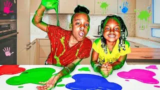 MAKING GIANT FLUFFY SLIME WITH THE WHITT FAMILY!!
