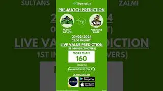 Multan Sultans vs Peshawar Zalmi - Pre Match Prediction (23/02/2024) | T20 Match