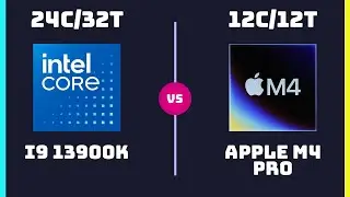 Intel Core i9-13900K vs Apple M4 Pro (12-Core) &ndash; CPU Comparison | Which One is More Powerful?