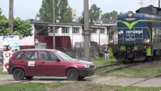 symulacja wypadku na przejeździe kolejowym