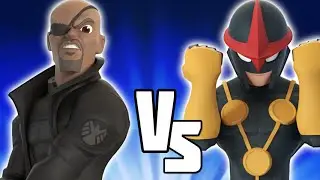Nick Fury VS Nova - Disney Infinity BATTLES!