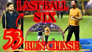 Last Ball Six 😱 | 53 Runs chase in final | One Sided Match Turned  Thriller | RZ Cricket Zone