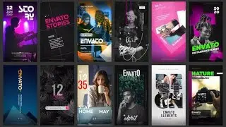 12 Instagram Stories Vol. 8 | Free after effects template | free download link