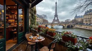 Winter Morning Jazz at Paris Caf&eacute; Shop ☕ Smooth Jazz Instrumental Music for Relaxing & Calm