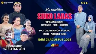 🔴#LIVE SUKO LARAS - WEDDING BAMBANG & SITI - PONDOK PLOSOHARJO - JK AUDIO - 21 AGUSTUS 2025