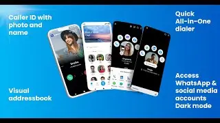 Eyecon quick dialer to access WhatsApp and Social Media (UAH3 English)