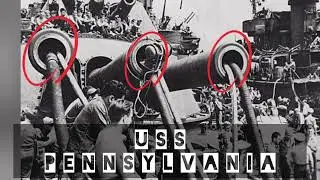 Почему они стреляют из орудийных стволов линкора USS Pennsylvania?? #ww2