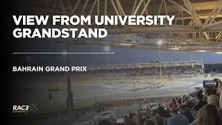 View from University Grandstand at the Bahrain GP (2025)