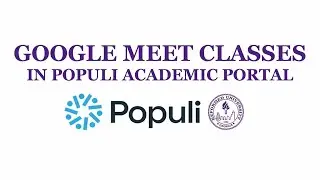 For RU Students 02  Google Meet Classes in Populi Academic Portal