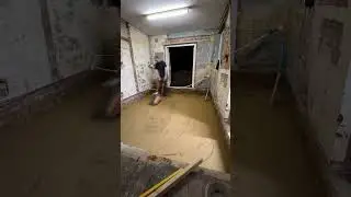 50mm of sand blinding over the hardcore for the damp proof membrane to sit on.