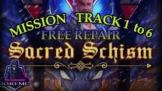 War Commander : SACRED SCHISM MISSION TRACK  1 TO 6 FREE REPAIR RUBI ON