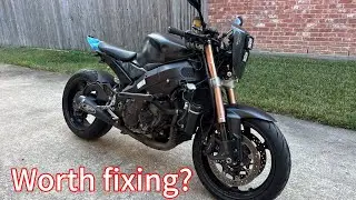 K5 K6 GSXR 1000 parts bike with weird engine noise from the stator