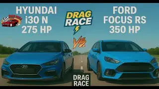 🔥 Hyundai i30 N 275 HP vs Ford Focus RS 350 HP &ndash; HOT HATCH MEGA BATTLE!