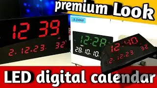 Digital calendar 📅 | LED clock | Unboxing