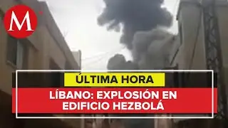 Reportan explosi&oacute;n al sur del L&iacute;bano, en edificio de Hezbol&aacute;