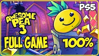 AWESOME PEA 3 Full Game 100% Walkthrough Gameplay - Easy Platinum Trophy