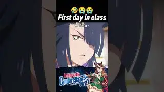 school days ☺😅 #oguricap #anime #umamusume #shorts