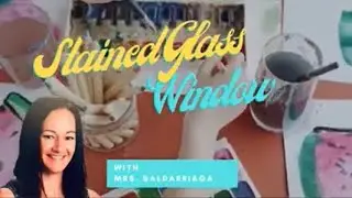 Art for kids - Stained Glass Window project