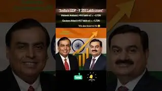 India's current GDP Value 📈 #economy #billionaire #shorts