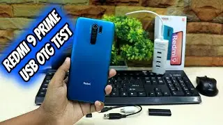 Redmi 9 Prime USB OTG & Hard Disk Support Test (Hindi)
