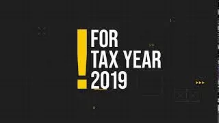 Income Tax Return for Tax Year 2019 NOW OPEN!