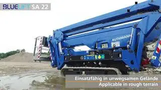 Spinhoogwerker op rups: Bluelift SA22 - Heli NV
