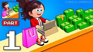 Fashion Outlet Store - Gameplay Walkthrough Part 1 - Build Your Fashion Empire (iOS, Android)