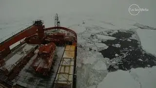 Australian icebreaker struggles to reach icebound vessel