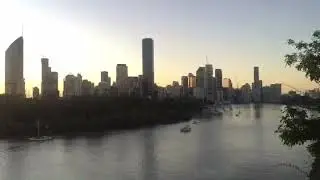 Timelapse from Kangaroo Point cliffs, Brisbane