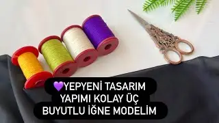 457)YENİ KOLAY ÜÇ BOYUTLU ÇOK BEĞENİLEN TREND VİRAL İĞNE  MODELİ |NEEDLE LACE KNITTING 