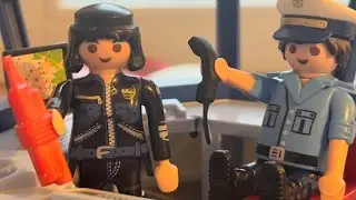 Playmobil Polizeistation.Flucht aus dem Gefängnis. SEK Abenteuer Geschichte auf Deutsch.