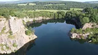 Kemnay Quarry, Aberdeenshire, Scotland - Drone Footage