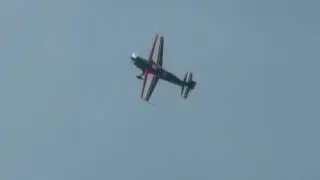 Charlie Schwenker Extra 300 departing Front Royal Airshow 9/8/12