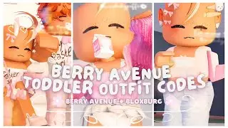 Cute Toddler Berry Avenue Outfit Codes Compilation #roblox