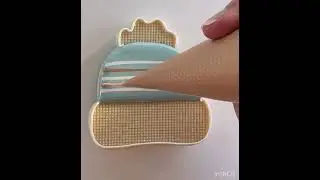 Winter Hat Cookie with Royal Icing