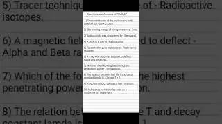Very important question with solutions of NUCLEI || physics || class xii